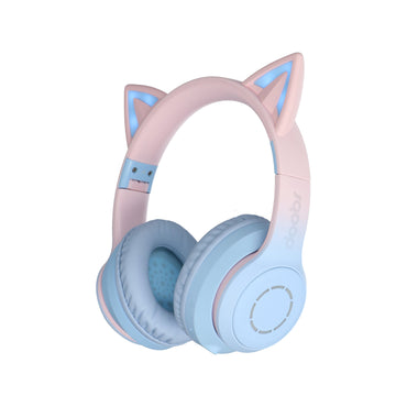 kinder koptelefoon doobs cathy blauw-roze